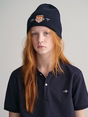 GANT Blue Shield Logo 100% Cotton Polo Shirt - Image 4 of 4