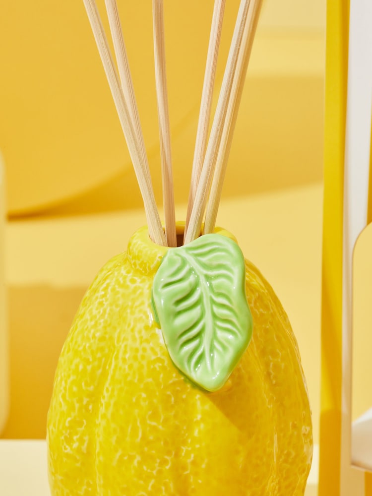 Yellow Lemon and Bergamot 180ml Shaped Diffuser - Image 2 of 3