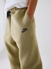 Nike Neutral Olive Green Tech Fleece Joggers - Image 7 of 8