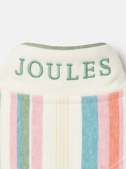 Joules Kids' Burnham Multi Stripe Funnel Neck Sweatshirt - Image 9 of 12