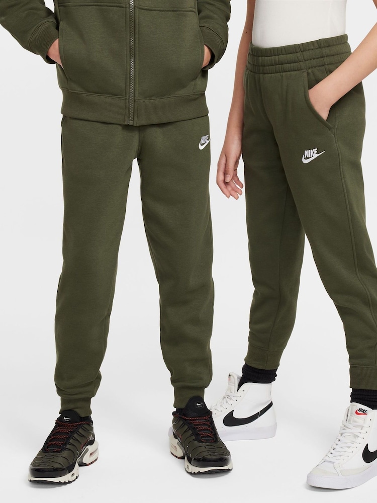 Nike Cargo Khaki Club Fleece Tracksuit - Image 6 of 11