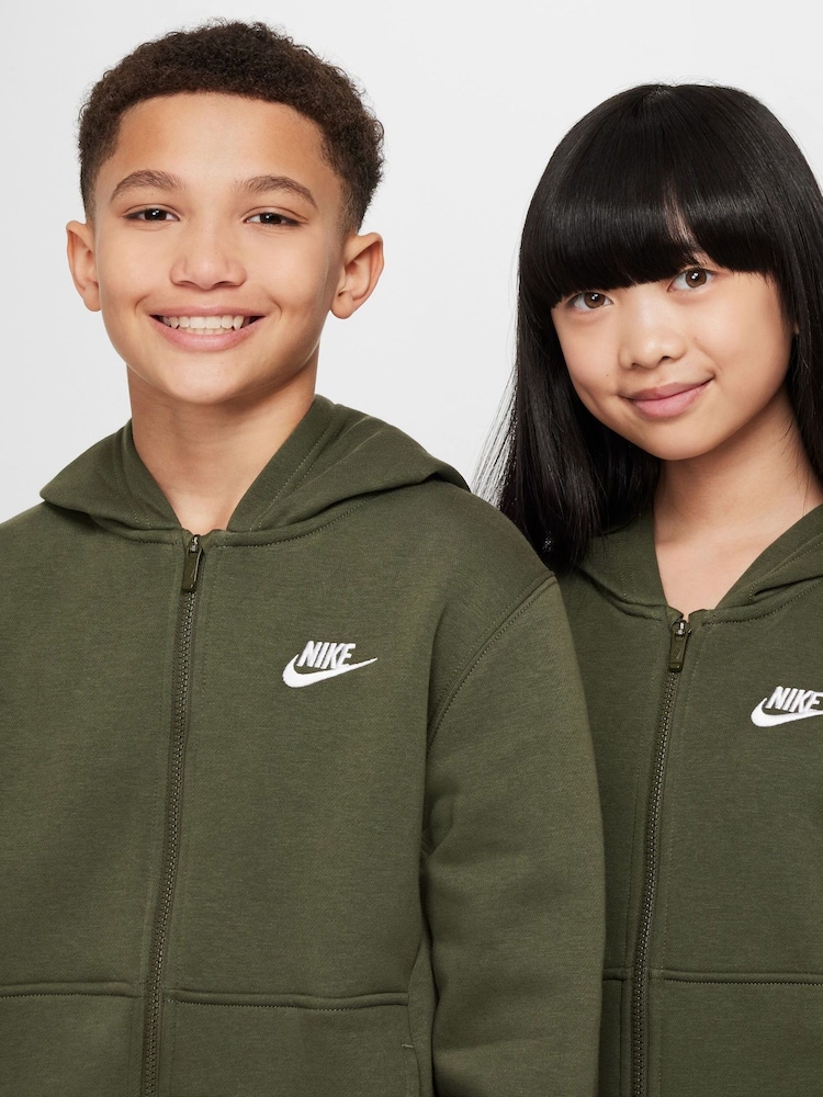Nike Cargo Khaki Club Fleece Tracksuit - Image 7 of 11
