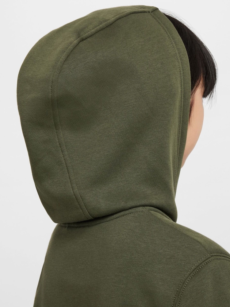 Nike Cargo Khaki Club Fleece Tracksuit - Image 8 of 11
