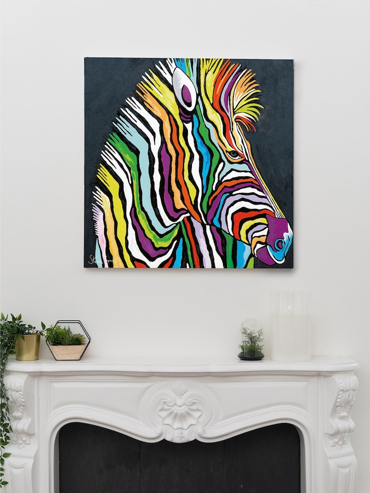 Steven Brown Art Black Debra McZoo Medium Canvas Print - Image 1 of 4