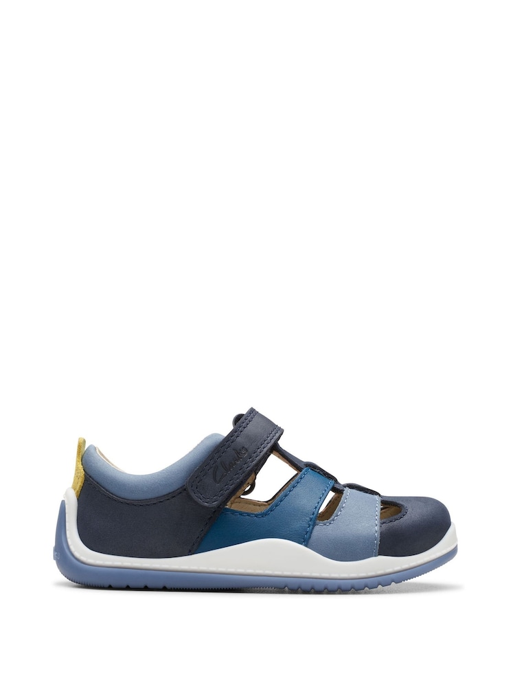 Clarks Blue Combi Noodle Sun Sandals - Image 1 of 7