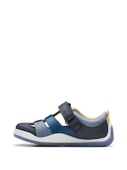 Clarks Blue Combi Noodle Sun Sandals - Image 2 of 7