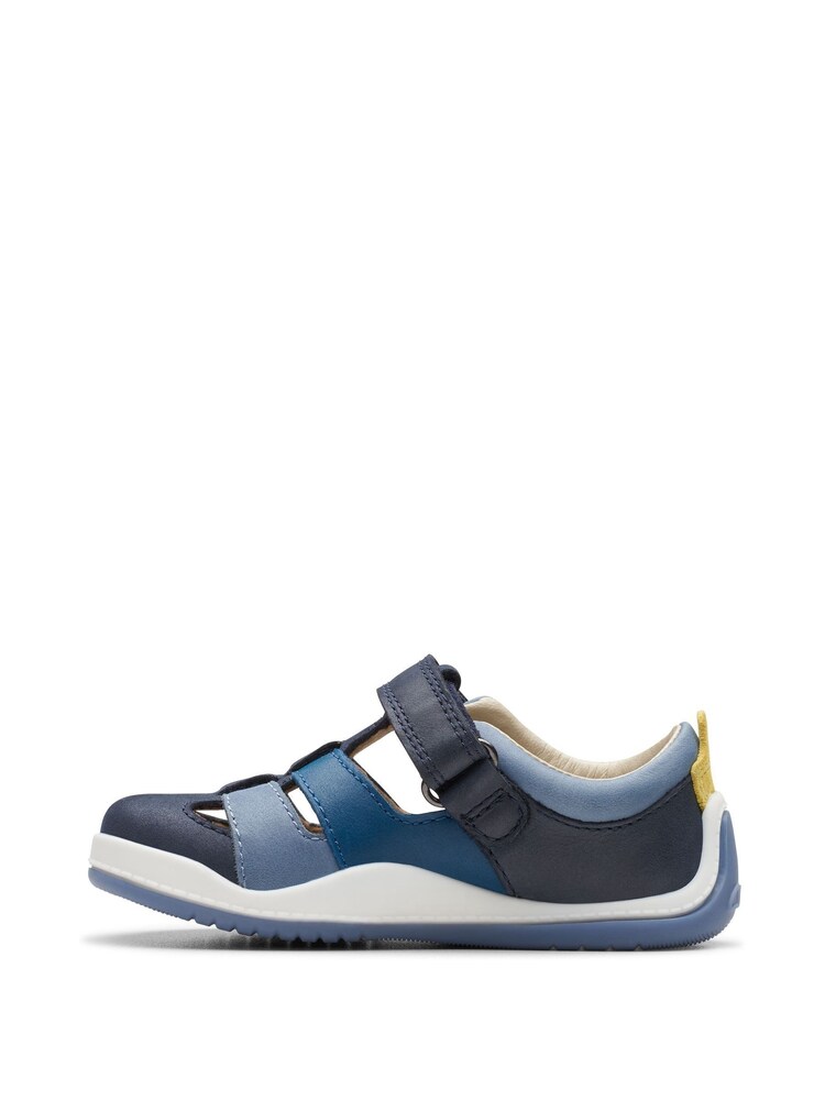 Clarks Blue Combi Noodle Sun Sandals - Image 2 of 7