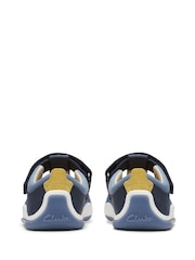 Clarks Blue Combi Noodle Sun Sandals - Image 6 of 7