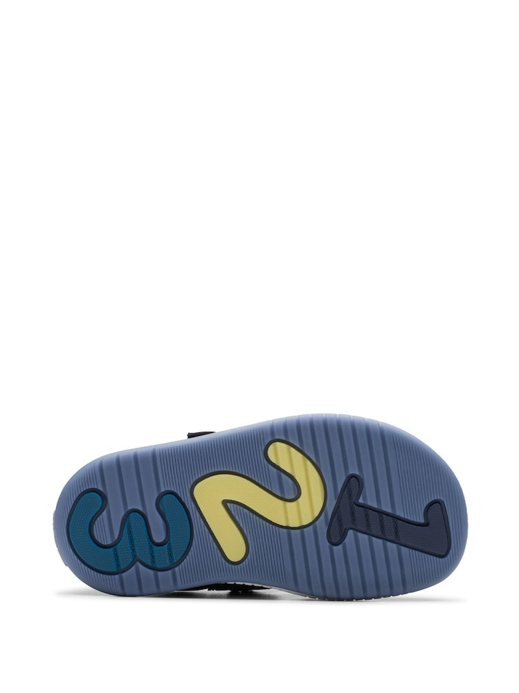 Clarks Blue Combi Noodle Sun Sandals - Image 7 of 7