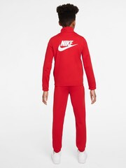 Nike Red Poly Tracksuit - Image 2 of 11