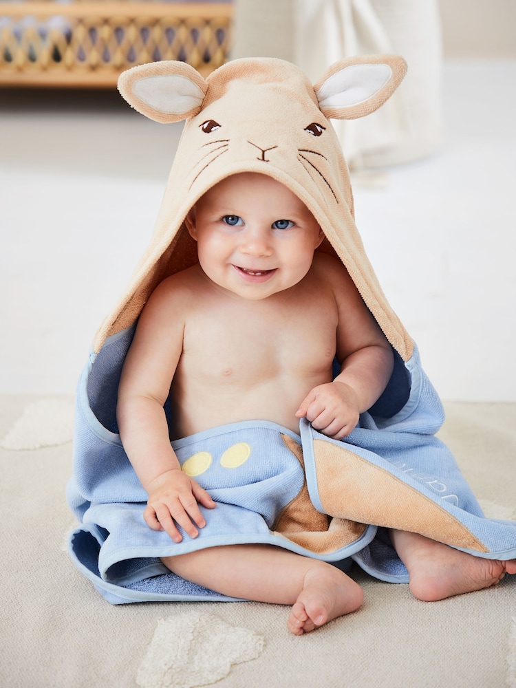 JoJo Maman Bébé Peter Rabbit Hooded Towel - Image 2 of 5