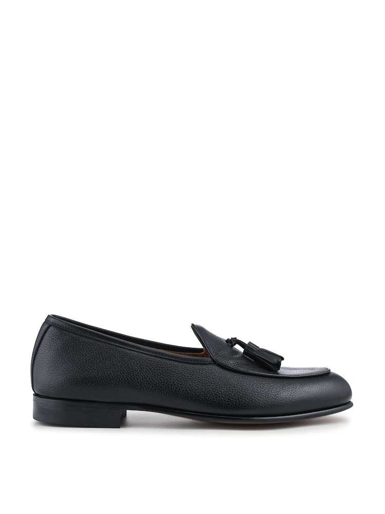 Negro - Mocasines de vestir de piel con borlas Camillo de Jones Bootmaker - Imagen 1 de 5