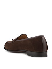 Ante marrón - Mocasines de vestir de piel con borlas Camillo de Jones Bootmaker - Imagen 3 de 5
