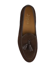 Ante marrón - Mocasines de vestir de piel con borlas Camillo de Jones Bootmaker - Imagen 4 de 5