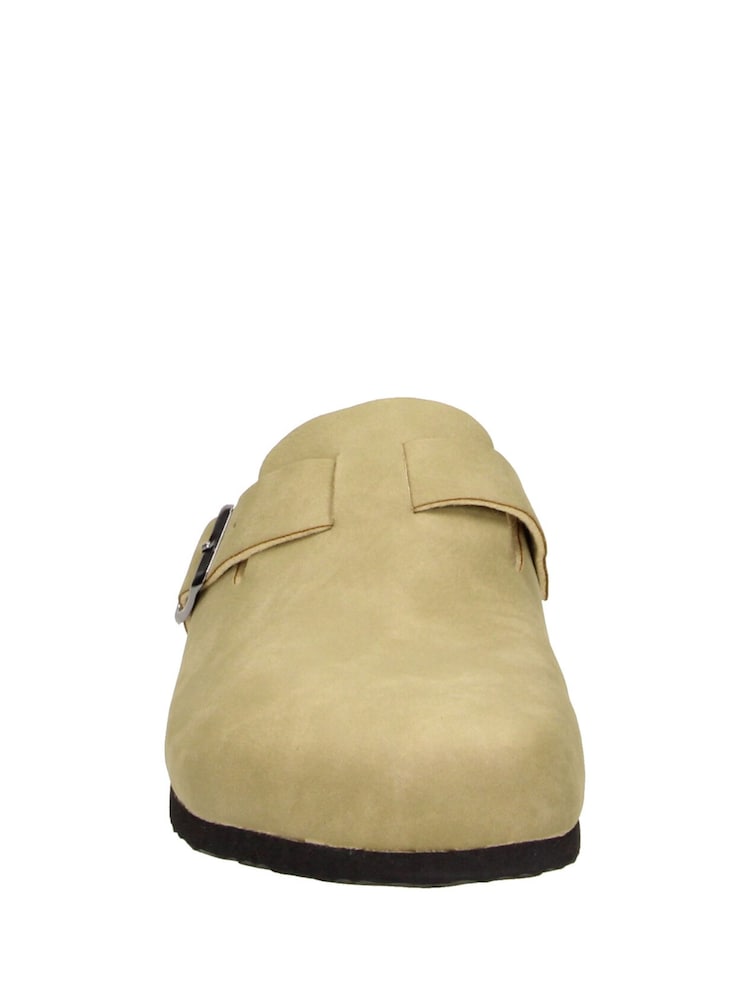 Novo Natural NASH Footbed Closed Toe Buckle Clog Mules - Image 4 of 4 Novo Natural NASH Footbed Closed Toe Buckle Clog Mules - Image 4 of 4