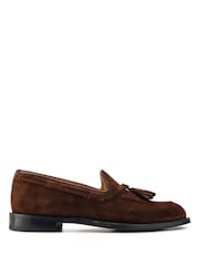 Jones Bootmaker Brown Corsino Smart Leather Loafers - Image 1 of 5