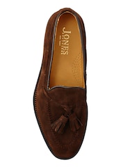 Jones Bootmaker Brown Corsino Smart Leather Loafers - Image 4 of 5