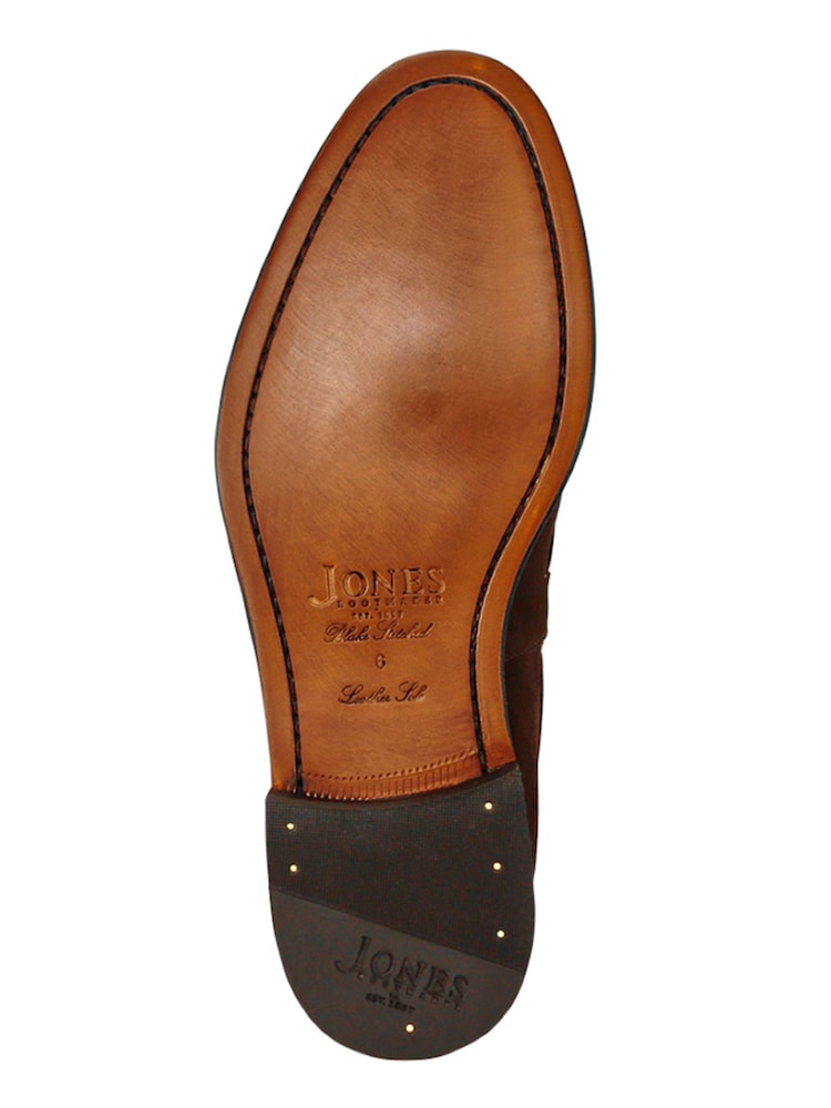 Jones Bootmaker Brown Corsino Smart Leather Loafers - Image 5 of 5 Jones Bootmaker Brown Corsino Smart Leather Loafers - Image 5 of 5