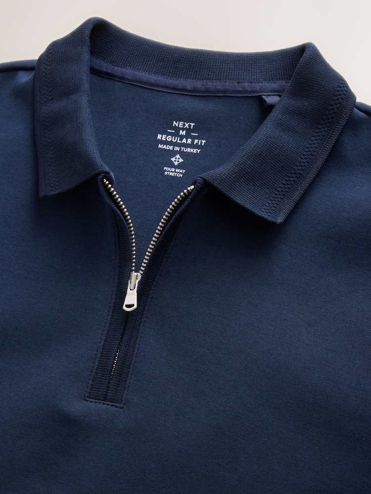 أزرق داكن أزرق - Motionflex Soft Polo Shirt - صورة 2 من 3 أزرق داكن أزرق - Motionflex Soft Polo Shirt - صورة 2 من 3