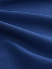Cobalt Blue Slim Fit Long Sleeve Oxford 100% Cotton Shirt - Image 7 of 7