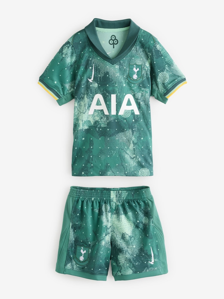 Nike Green Jr. Tottenham Hotspur FC 24/25 Third Stadium 3 Piece Football Kit - Image 14 of 17