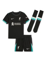 Nike Black Liverpool FC 24/25 Football Kit 3 Piece - Image 15 of 17