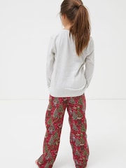 FatFace Pink Bearly Slept Pyjama Set - Image 2 of 4