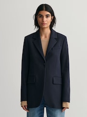 GANT Blue Jersey Blazer - Image 1 of 7
