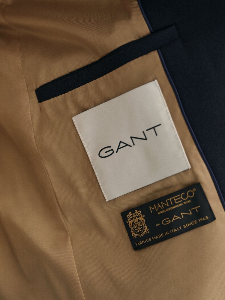 GANT Blue Jersey Blazer - Image 7 of 7