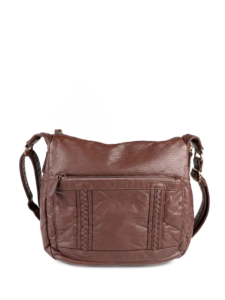 Sjokoladebrun - Pavers Crossbody-veske - Bilde 2 av 6