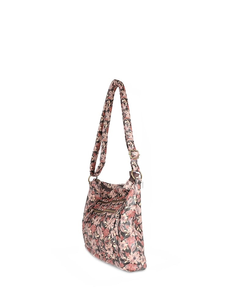 Pavers Brown Multi Print Cross-Body Bag - Image 6 of 6 Pavers Brown Multi Print Cross-Body Bag - Image 6 of 6