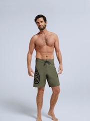 Animal Green Mens Recycled Brett Board Shorts - Image 3 of 4