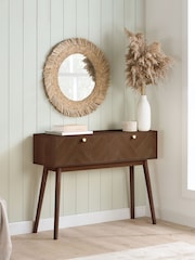 Birlea Walnut Herringford Console Table - Image 1 of 6
