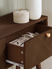 Birlea Walnut Herringford Console Table - Image 2 of 6