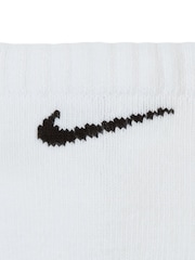Nike White Everyday Cushioned Training Ankle Socks 6 Pack - Image 4 of 4