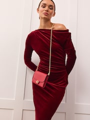 Lauren Ralph Lauren Adair Leather Cross-Body Bag - Image 1 of 7