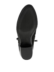 Pavers Black Western-Heeled Ankle Boots - Image 6 of 6