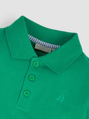 JoJo Maman Bébé Green Polo Shirt - Image 4 of 5