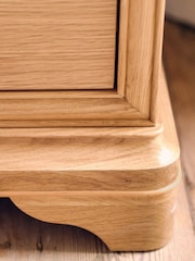 Willis & Gambier Oak Bordeuax Bedside Table - Image 6 of 7