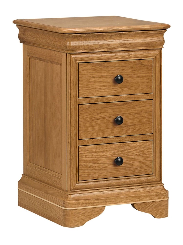 Willis & Gambier Oak Bordeuax Bedside Table - Image 7 of 7 Willis & Gambier Oak Bordeuax Bedside Table - Image 7 of 7