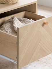 Birlea Oak Herringford 1 Drawer Coffee Table - Image 6 of 11