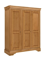 Willis & Gambier Oak Bordeaux 3 Door Wardrobe - Image 14 of 14