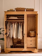 Willis & Gambier Oak Bordeaux 3 Door Wardrobe - Image 2 of 14