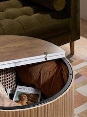 Birlea Oak Russo Storage Coffee Table - Image 3 of 8