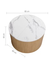 Birlea Oak Russo Storage Coffee Table - Image 4 of 8