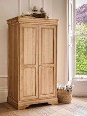 Willis & Gambier Oak Bordeaux 2 Door Wardrobe - Image 1 of 12