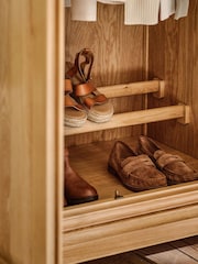 Willis & Gambier Oak Bordeaux 2 Door Wardrobe - Image 10 of 12