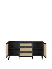 Birlea Black Croxley 2 Door 3 Drawer Sideboard - Image 12 of 12