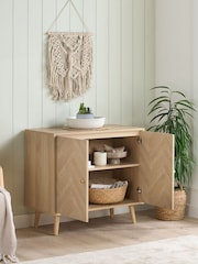 Birlea Oak Herringford 2 Door Sideboard - Image 2 of 8