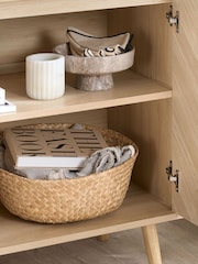 Birlea Oak Herringford 2 Door Sideboard - Image 4 of 8